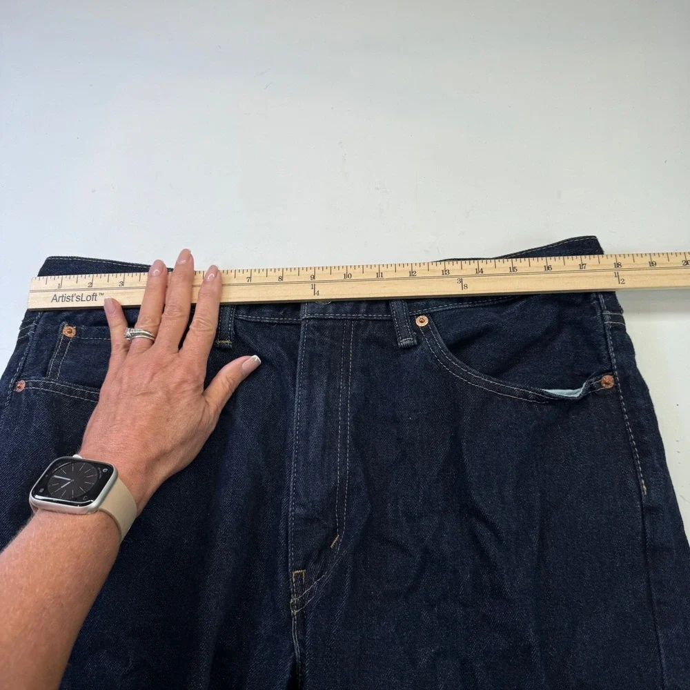 Levi's 550 Relaxed Fit Jeans Dark Wash Denim Everyday Wear Men's Size W38 L29